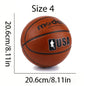 Rubber Basketball for Adults & Youth — Indoor/Outdoor, Sizes 4/5/6/7