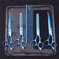 7-Inch (19.5 cm) Stainless Steel Pet Grooming Scissors Kit – Straight, Thinning, Chunker & Curved Shears