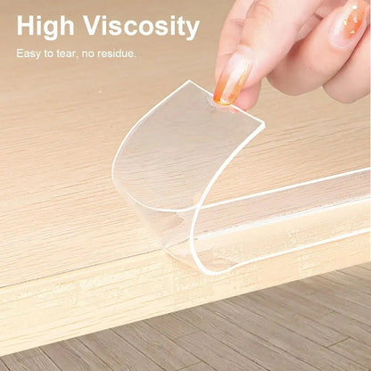 Table Edge Guard Tape – Transparent Corner Bumper