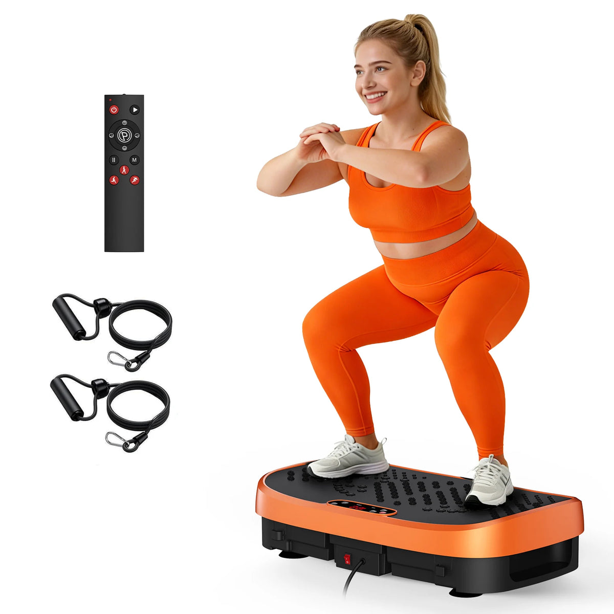 Vibration Plate Exercise Machine – 120 Speed Levels, 330lb Capacity, Whole Body Workout Platform for Home Gym, Fat Burning & Muscle Relaxation, 7 Colors