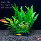 Artificial Aquarium Plants – Plastic Underwater Green Shrubs with Resin Base, Fish Tank Decoration