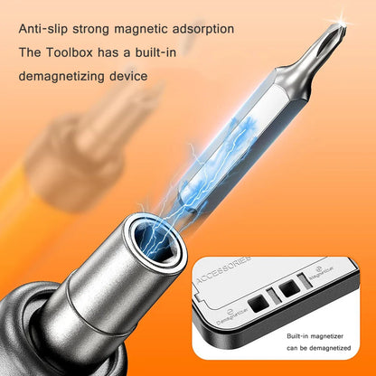 Precision Rechargeable Electric Screwdriver Set, 38-Piece Mini Wireless Repair Kit for Phones, Laptops & Electronics