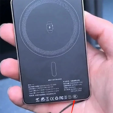 Magnetic Wireless Power Bank 10000mAh — 20W Fast Charging Portable Battery (Also 5000mAh) for Magnetic-Compatible Phones
