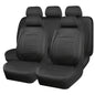 Universal Leather Car Seat Covers Red Simple Waterproof 5 Seat Car Seat Cover