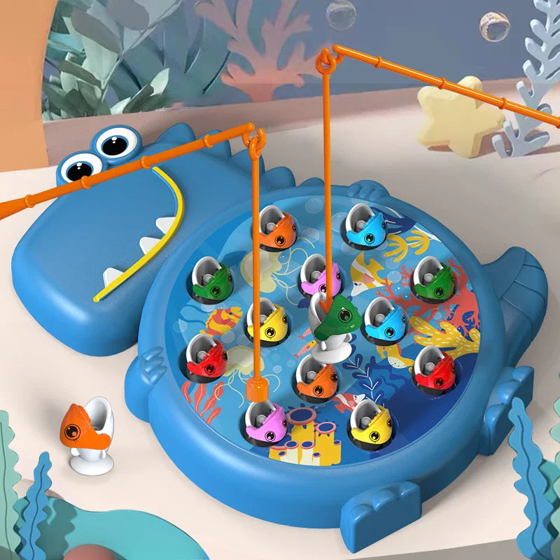 Magnetic Fishing Toy Set for Kids, Educational Montessori Game & First Birthday Gift for Boys and Girls