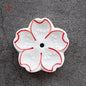 Cherry Blossom Ceramic Incense Burner Sakura Incense Stick Holder Aromatherapy Censer Home & Office Decor