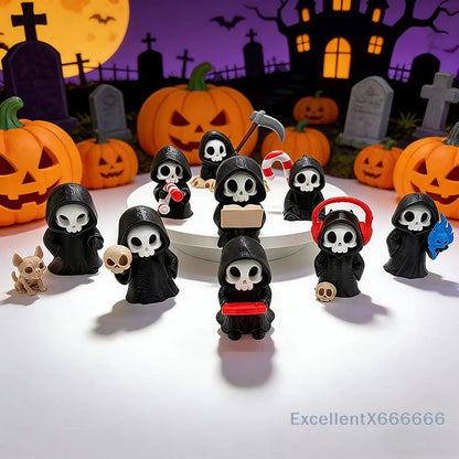 Gothic Grim Reaper Figurine, A1-A9 Design Variants