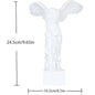 Greek Statue Resin Roman Louvre Winged Victory Goddess Figurine Angel Sculpture Home Decor Living Room Office Ornament