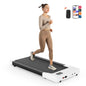 Under-Desk 2-in-1 Walking Pad Treadmill - Portable 2.5HP LED Remote Control for Home & Office