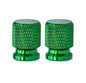 Aluminum Tire Valve Stem Caps 16 x 12mm (0.63 x 0.47 in) Universal 8mm Thread - Metal Valve Caps for Car Bike SUV Truck