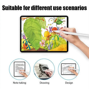 Palm Rejection Stylus with Power Display – Magnetic Charging Digital Pen for Tablets