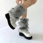 Faux Fur Leg Warmers – Furry Boot Cuffs for Women, Harajuku JK Lolita Cosplay, Winter Boot Socks, Available in 9.8"/11.8"/15.7" (25/30/40 cm)