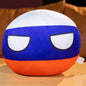 Polandball Countryball Plush Keychain 10 cm (3.9 in) 70 Designs Country Ball Pendant Stuffed Toy for Kids