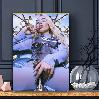 Singer Ava Max Don’t Click Play Poster HD Posters Home Room Bar Cafe Decor Wall Art Painting Picture