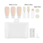 11-Pack Refillable Travel Bottle Set - 120ml (4.06 oz) & 60ml (2.03 oz) Spray, Squeeze & Tube Bottles for Perfume, Lotion & Shampoo