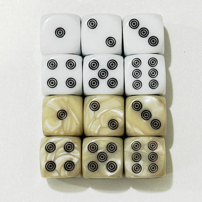 10 Pcs/set 6 Sided Circle Dice Funny Puzzle Game
