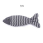 Burlap Fish Cat Toy — Interactive Chew-Resistant Teeth-Cleaning Fish Toy for Cats