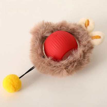 Rechargeable Self-Moving Rolling Ball Cat Toy — Interactive Indoor Toy for Kittens & Cats