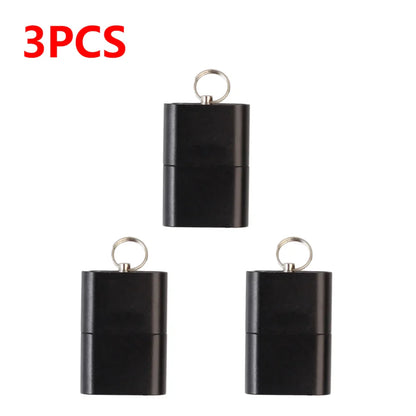 Mini Aluminum USB 2.0 Micro SD / TF Card Reader - High-Speed 480 Mbps, Plug & Play