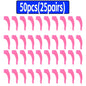 100-Pack Silicone Anti-Slip Eyeglass Ear Hooks Temple Tips – 33 x 10 mm (1.3 x 0.39 in)