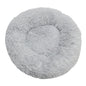 Round Plush Pet Bed, Washable Cozy Dog & Cat Sofa, Winter Warm, Multiple Sizes 16–35 in (40–90 cm)