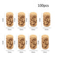 50/100 Pack Natural Cork Wine Bottle Stoppers – Reusable Sealing Corks for Wine Bottles, Bar & Kitchen Accessories