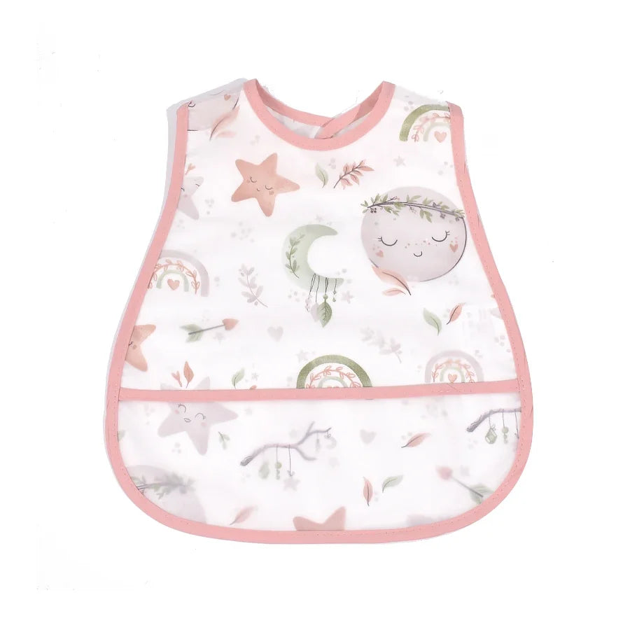 2023new Cartoon Pattern EVA Waterproof Pocket Lunch Feeding Bibs