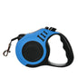 Retractable Dog Leash 3m/5m (9.8ft/16.4ft) Nylon Rope with Quick-Release ABS Case and Paw Print Keychain