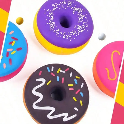 Donut Sensory Fidget Toy – Soft Silicone Stress Relief Squeeze Toy, Random Color