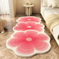 VIKAMA Soft Warm Bedside Floor Mat Simple High-End Bedroom Sofa Carpet Washable Waterproof Carpet Suitable Room Rug Home Decorat