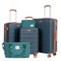 5-Piece Hardshell Luggage Set – 28-inch (70 cm), 24-inch (61 cm), 20-inch (51 cm) Spinner Suitcases with TSA Lock, Double 360° Spinner Wheels, Weekend Duffle & Toiletry Bag
