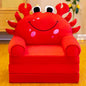 Kids Princess Sofa Removable Washable Foldable Children's Cartoon Armchair Toddler Couch