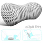Breathable Memory Foam Lumbar Support Pillow for Car Seat & Bed Waist Cushion (1pc)