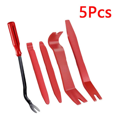 Car Panel Trim Removal Tool Kit — 5/11/41-Piece Pry Sets for Dash, Door & Audio Install (Blue/Red)