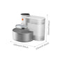 Automatic Stainless Steel Pet Water Fountain 3L Rechargeable Wireless Drinking Bowl for Cats & Small Dogs