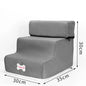 3-Step Pet Stairs for Small Dogs and Cats - Removable Washable Non-Slip Ramp Ladder