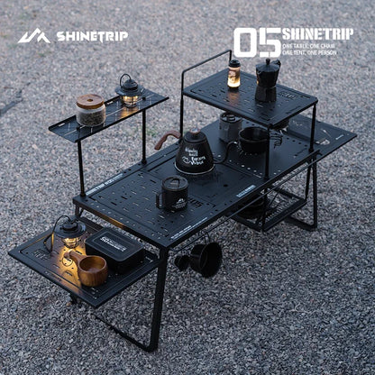 IGT Modular Table Top Plate – Folding Camping & BBQ Table Board, Portable Tactical Accessory