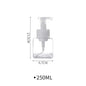 Foaming Pump Bottle Dispenser - 250 ml (8.5 fl oz) & 450 ml (15.2 fl oz), Portable Foam Soap Dispenser for Travel & Bathroom, Pack of 1-4