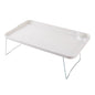Portable Foldable Laptop Lap Desk with Cup Holder & Phone Slot - Ergonomic Bed Tray (19.6 x 11.6 x 0.83 in / 49.8 x 29.5 x 2.1 cm)