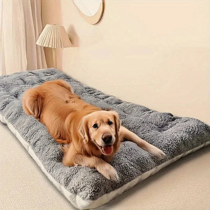 Plush Dog Bed Sofa - Thickened Super Soft Polyester Pet Mat for Small, Medium & Large Dogs