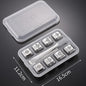Stainless Steel Reusable Whiskey Stones - Quick-Freeze Ice Cubes with Storage Tray for Whiskey Wine Beer