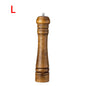 Oak Wood Manual Pepper Grinder – 5-inch (12.7 cm), 8-inch (20.3 cm), 10-inch (25.4 cm) Salt & Pepper Mill, Manual Spice Grinder