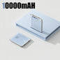 50000mAh Mini Power Bank - Large Capacity Fast Charging Portable Charger with 4 Built-In Cables (USB-C, Lightning, Micro USB) for Smartphones
