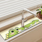 Sink Faucet Mat Kitchen Mat Drainage Mat Absorbent Table Mat Diatom Mud Bathroom Non-Slip Mat Waterproof Countertop Protection