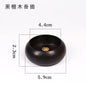 Rosewood Mini Incense Holder Bowl, 4-Hole Wooden Stick Incense Burner for Home Decor & Aromatherapy