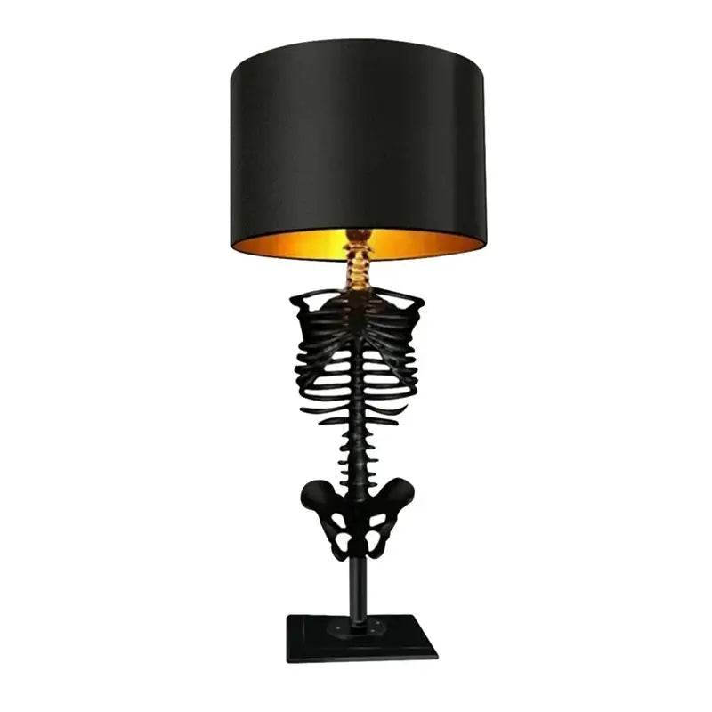 Light Yellow Resin Skull Halloween Night Light