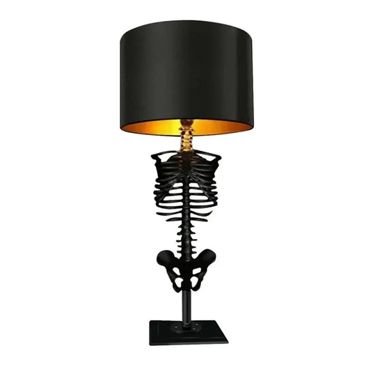 Light Yellow Resin Skull Halloween Night Light