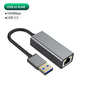 USB-C Gigabit Ethernet Adapter (USB 3.0) RJ45 Network Adapter - Plug & Play for MacBook, Windows, Linux, iPad, Android