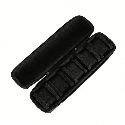 Portable Watch Travel Case and Organizer with Anti-Movement Inserts - Watch Storage Box for Wristwatches