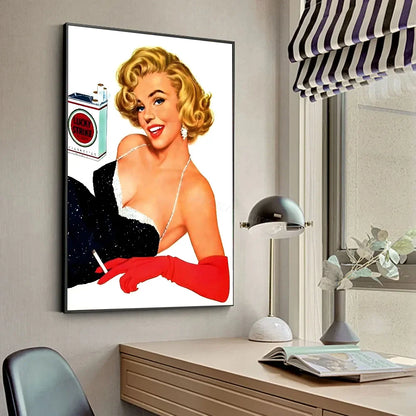 M-Marilyn Monroe  Poster HD Posters Home Room Bar Cafe Decor Art Wall Painting Picture